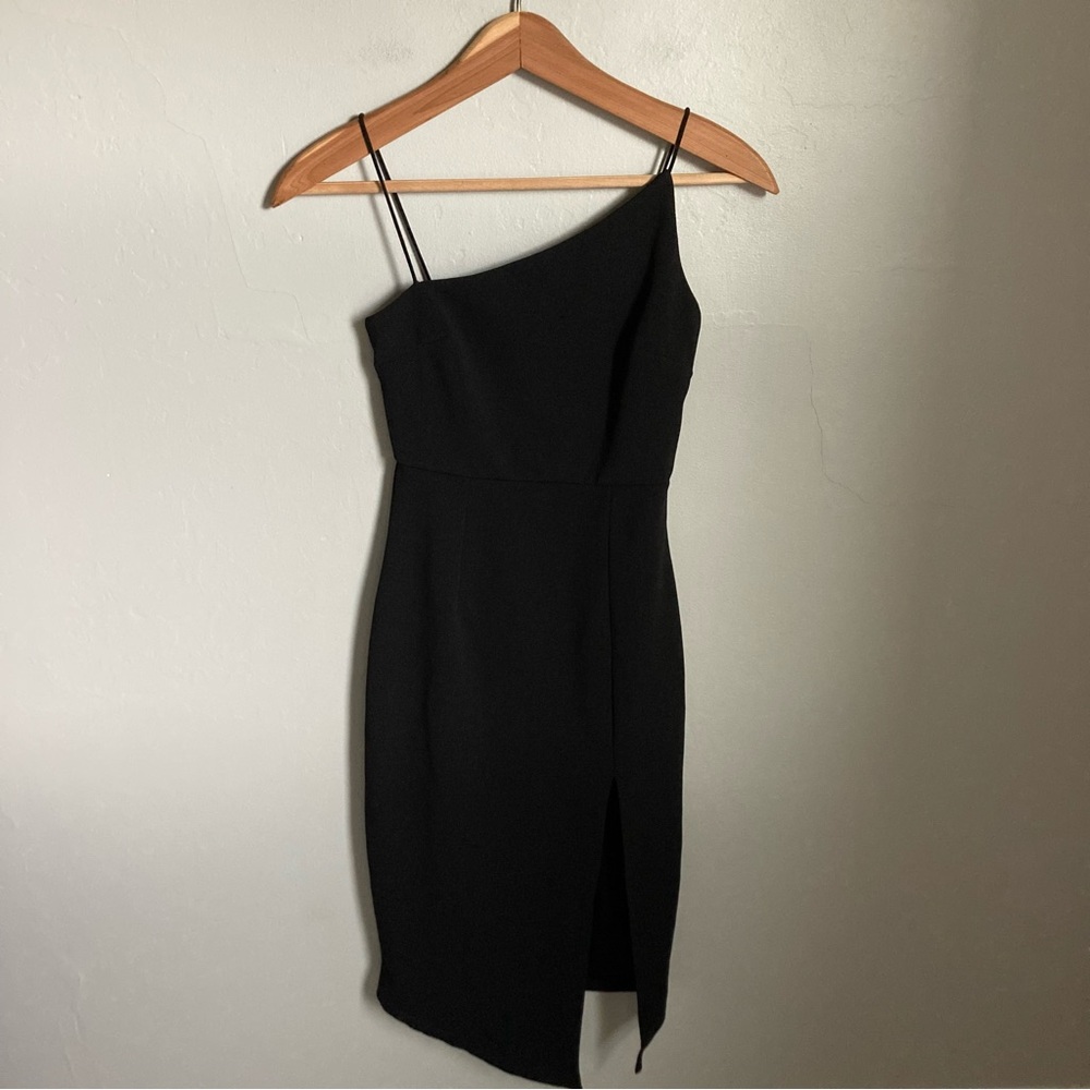 Princess Polly Black Cocktail Dress Size 2 - Picture 1 of 5